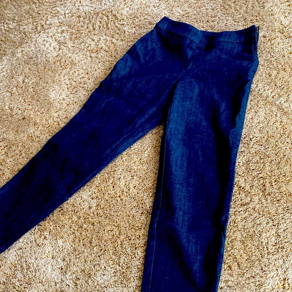 Talbots Womens Jeans 6 Curvy Blue Flawless Slim Ankle Mid Rise Stretch